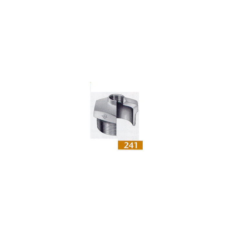 241 RIDUZ. M/F ø1.1/2"x1.1/4" GHISA ZINC